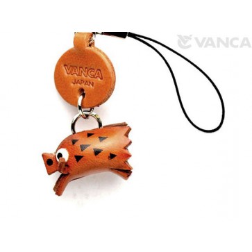 Wild Boar Japanese Leather Cellularphone Charm Zodiac Mascot