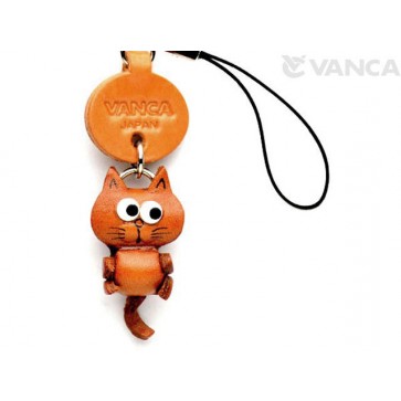 Cat Japanese Leather Cellularphone Charm Mascot