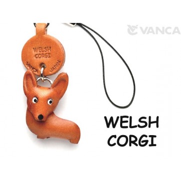 Welsh Corgi Leather Cellularphone Charm #46764