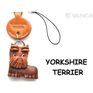 Yorkshire Terrier Leather Cellularphone Charm #46767