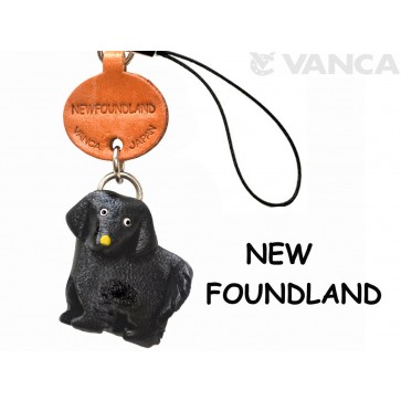 Newfoundland Leather Cellularphone Charm