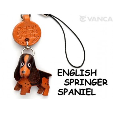 English Springer Leather Cellularphone Charm #46772