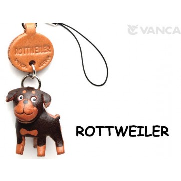 Rottweiler Leather Cellularphone Charm #46776