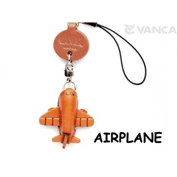 Airplane Japanese Leather Cellularphone Charm Goods