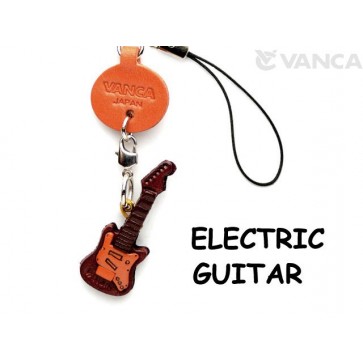 Electric Guitar Leather Cellularphone Charm