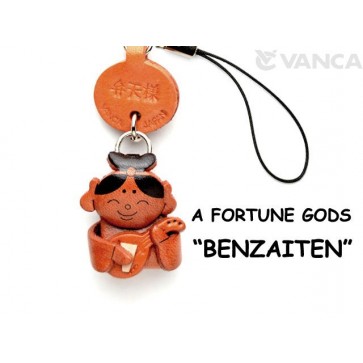 Benten God(Lady Justice) Leather Cellularphone Charm