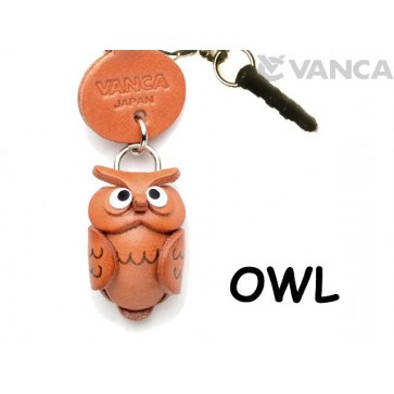 Owl Leather Animal Earphone Jack Accessory