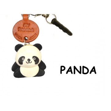 Panda Leather Animal Earphone Jack Accessory