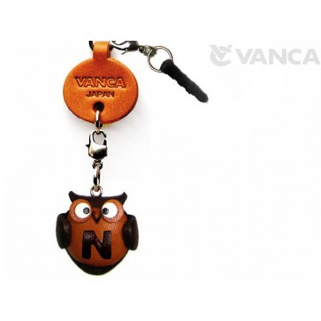 Alphabet Owl N Leather Animal Earphone Jack Accessory