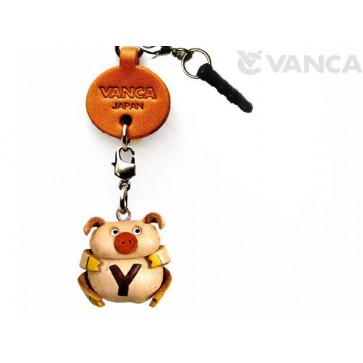 Alphabet Pig Y Leather Animal Earphone Jack Accessory