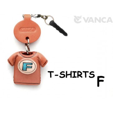 F/Blue Leather T-shirt Earphone Jack Accessory