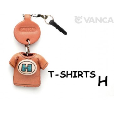 H/Blue Leather T-shirt Earphone Jack Accessory