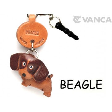 Beagle Leather Dog Earphone Jack Accessory