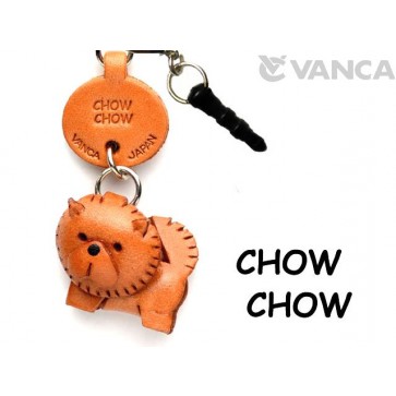 Chow Chow Leather Dog Earphone Jack Accessory