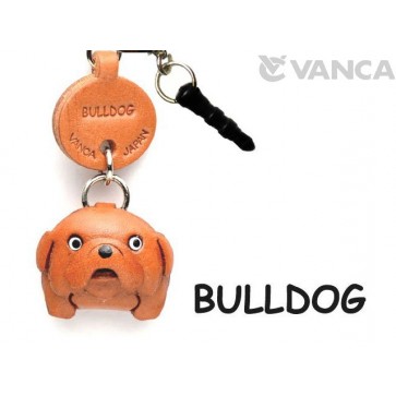 Bulldog Leather Dog Earphone Jack Accessory