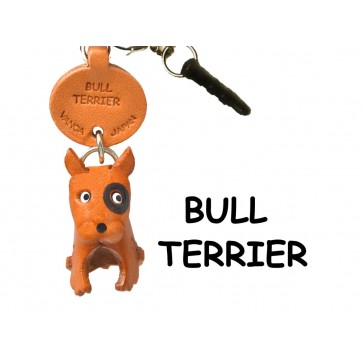 Bull Terrier Leather Dog Earphone Jack Accessory