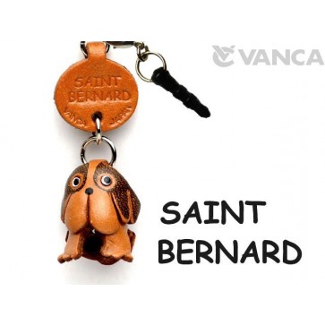 St.Bernard Leather Dog Earphone Jack Accessory