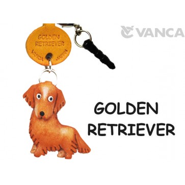 Golden Retriever Leather Dog Earphone Jack Accessory