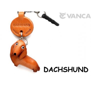 Dachshund Leather Dog Earphone Jack Accessory