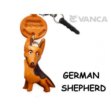 German Shepherd Leather Dog Earphone Jack Accessory
