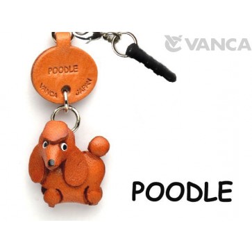 Poodle Leather Dog Earphone Jack Accessory