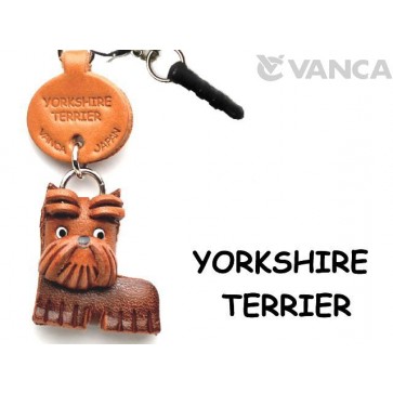 Yorkshire Terrier Leather Dog Earphone Jack Accessory