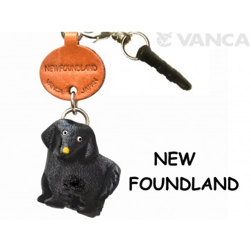 Newfoundland Leather Dog Earphone Jack Accessory