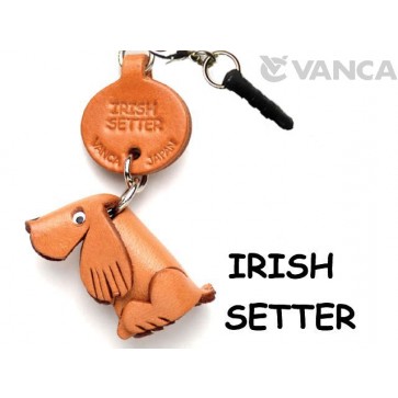 Irish Setter Leather Dog Earphone Jack Accessory