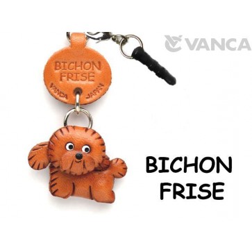 Bichon Frise Leather Dog Earphone Jack Accessory