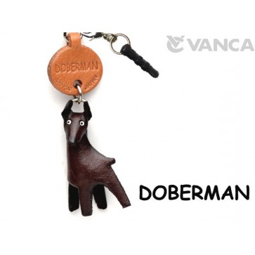 Doberman Leather Dog Earphone Jack Accessory