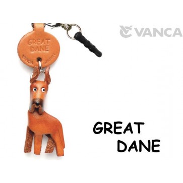Great Dane Leather Dog Earphone Jack Accessory