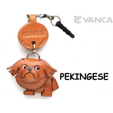 Pekingese Leather Dog Earphone Jack Accessory