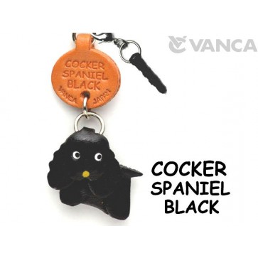 Cocker Spaniel Black Leather Dog Earphone Jack Accessory