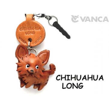 Chihuahua Long Haird Leather Dog Earphone Jack Accessory