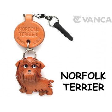 Norfolk Terrier Leather Dog Earphone Jack Accessory