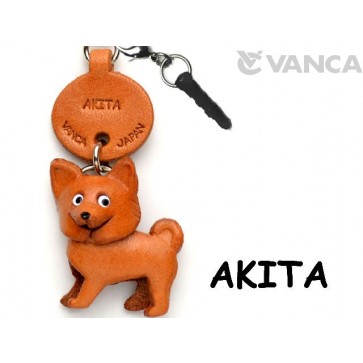 Akita Leather Dog Earphone Jack Accessory