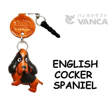 English Cocker Spaniel Leather Dog Earphone Jack Accessory