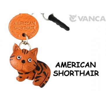 American Shorthair Leather Cat Earphone Jack Accessory