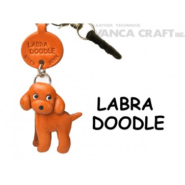 Labradoodle Leather Dog Earphone Jack Accessory