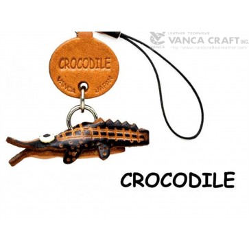 Crocodile Japanese Leather Cellularphone Charm Fish 