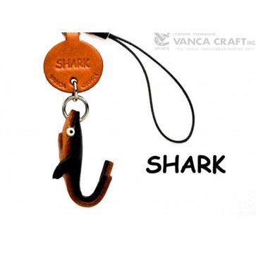 Shark Japanese Leather Cellularphone Charm Fish 
