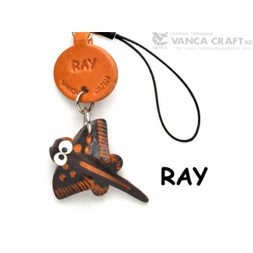 Ray Japanese Leather Cellularphone Charm Fish 