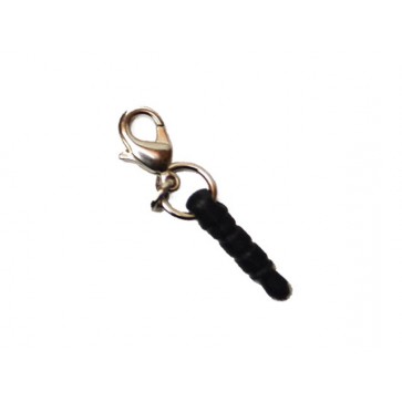 Japanese Leather Earphone Jack Charm Metal fittings #47000