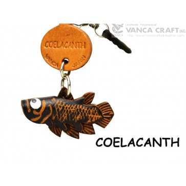 Coelacanth Leather Fish & Sea Animal Earphone Jack Accessory