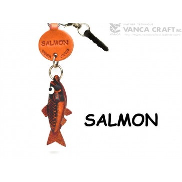 Salmon Leather Fish & Sea Animal Earphone Jack Accessory