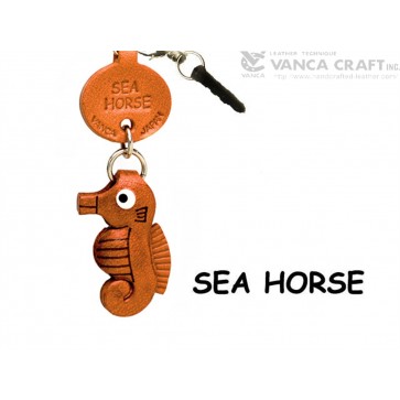 Sea Horse Leather Fish & Sea Animal Earphone Jack Accessory