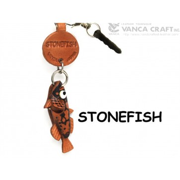 Stonefish Leather Fish & Sea Animal Earphone Jack Accessory