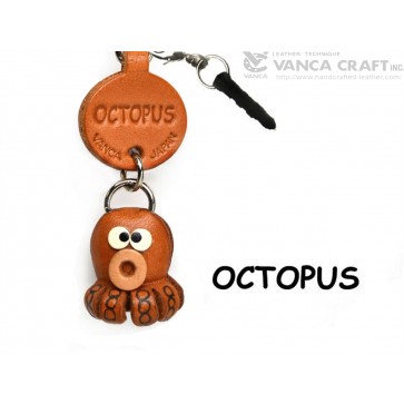 Octopus Leather Fish & Sea Animal Earphone Jack Accessory