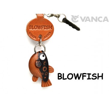 Blowfish Leather Fish & Sea Animal Earphone Jack Accessory