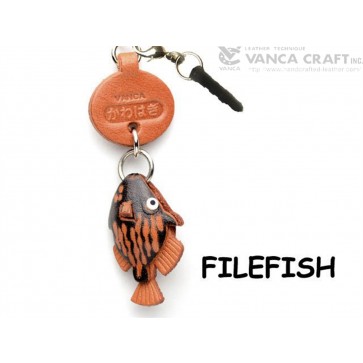 Filefish Leather Fish & Sea Animal Earphone Jack Accessory
